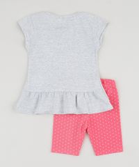 Conjunto-Infantil-Blusa-Minnie-com-Babado-Manga-Curta-Cinza-Mescla-Claro---Bermuda-Estampada-Poa-Ciclista-Rosa-9944849-Rosa_2