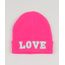 Gorro-de-Trico-Infantil--Love--Rosa-Neon-9785481-Rosa_Neon_1