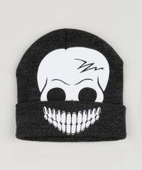 Kit-Infantil-de-Gorro-de-Trico--Caveira---Luva-Cinza-Mescla-Escuro-9785477-Cinza_Mescla_Escuro_2