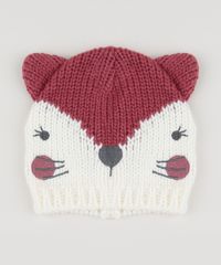 Kit-Infantil-de-Gorro-de-Trico--Raposa---Luva-Vinho-9784983-Vinho_2