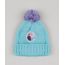 Gorro-de-Trico-Infantil-Frozen-com-Pompom-Azul-Claro-9785480-Azul_Claro_1
