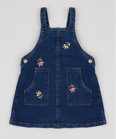 Salopete-Jeans-Infantil-com-Bordado-Azul-Escuro-9944061-Azul_Escuro_1