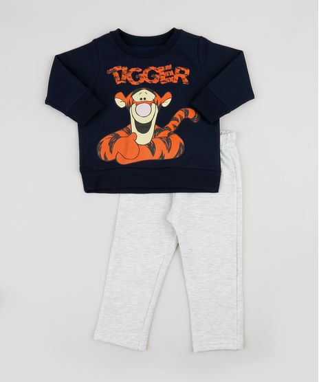Conjunto-de-Moletom-Infantil-de-Blusao-Tigrao-Mostarda---Calca--Cinza-Mescla-Claro-9942737-Cinza_Mescla_Claro_1