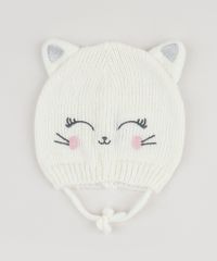 Gorro-de-Trico-Infantil-Gatinha-com-Orelhas-Off-White-9784980-Off_White_1