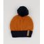 Gorro-de-Trico-Infantil-com-Pompom-Caramelo-9785287-Caramelo_1