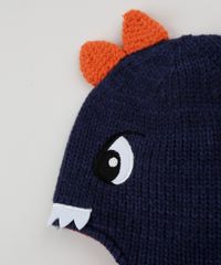 Gorro-de-Trico-Infantil-Dinossauro-Azul-Royal-9785363-Azul_Royal_5