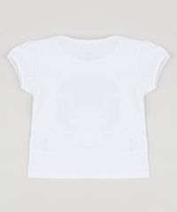 Blusa-Infantil-Menina-com-Coelhinho-Manga-Curta-Off-White-9943366-Off_White_2