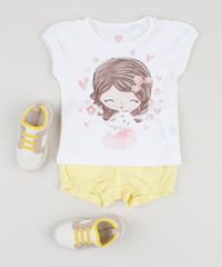 Blusa-Infantil-Menina-com-Coelhinho-Manga-Curta-Off-White-9943366-Off_White_3