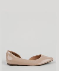 Sapatilha-de-Verniz-Feminina-Via-Uno-Aberta-Bico-Fino-Bege-9788776-Bege_2