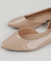Sapatilha-de-Verniz-Feminina-Via-Uno-Aberta-Bico-Fino-Bege-9788776-Bege_3