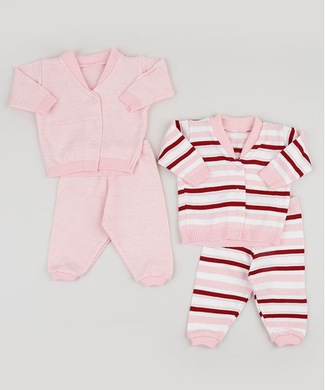 Kit-Presente-Pimpolho-de-2-Conjuntos-Infantis-em-Trico-Cardgan---Calca-Rosa-9952190-Rosa_1
