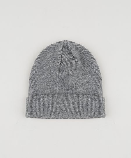 Gorro-de-Trico-Masculino-Cinza-Mescla-Claro-9801867-Cinza_Mescla_Claro_1
