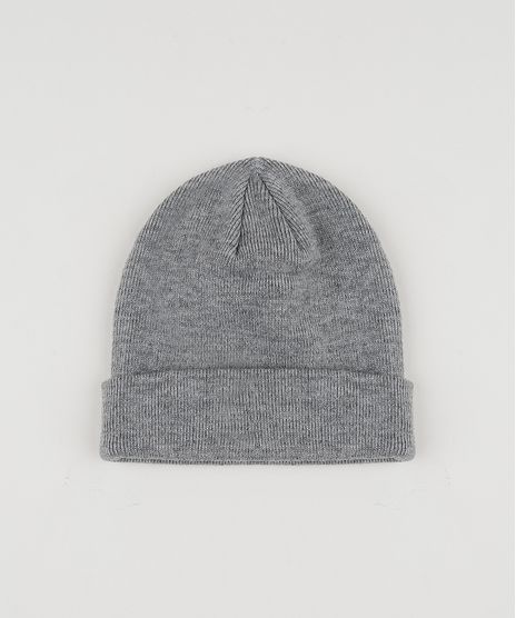 Gorro-de-Trico-Masculino-Cinza-Mescla-Claro-9801867-Cinza_Mescla_Claro_1