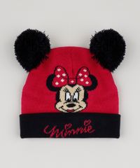 Kit-Infantil-de-Gorro-de-Trico--Minnie---Luva-Rosa-Escuro-9784985-Rosa_Escuro_2