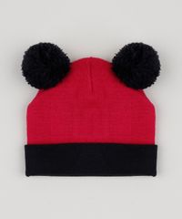 Kit-Infantil-de-Gorro-de-Trico--Minnie---Luva-Rosa-Escuro-9784985-Rosa_Escuro_3
