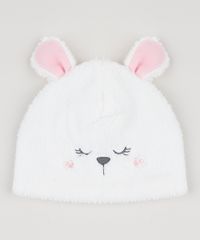 Gorro-de-Fleece-Infantil-Coelho-com-Orelhinhas-Branco-9785479-Branco_1