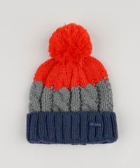 Gorro-de-Trico-Infantil-Listrado-Vermelho-9785360-Vermelho_1