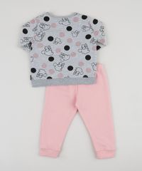 Conjunto-em-Moletom-Infantil-Minnie-de-Blusao-Estampado-Cinza-Mescla---Calca-Rosa-Claro-9948040-Rosa_Claro_2