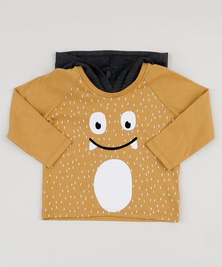 Camiseta-Infantil-Monstro-Manga-Longa-com-Capuz-Mostarda-9945032-Mostarda_1 Camiseta-Infantil-Monstro-Manga-Longa-com-Capuz-Mostarda-9945032-Mostarda_1