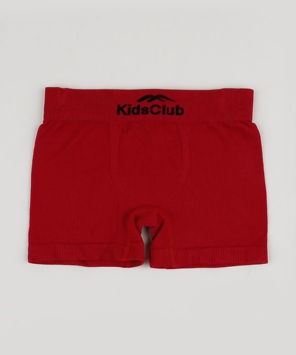 Cueca Boxer Infantil DelRio em Algodão Vermelha P