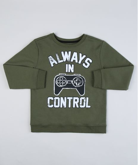 Blusao-de-Moletom-Infantil--Always-in-Control--Verde-Militar-9943701-Verde_Militar_1