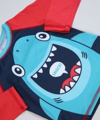 Camiseta-de-Praia-Infantil-Raglan-Tubarao-Manga-Longa-com-Protecao-UV50--Azul-Marinho-9902370-Azul_Marinho_3