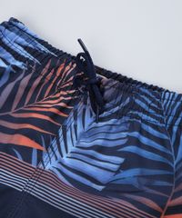 Bermuda-Surf-Infantil-Estampada-de-Folhagem-com-Cordao-Azul-Marinho-9757033-Azul_Marinho_3