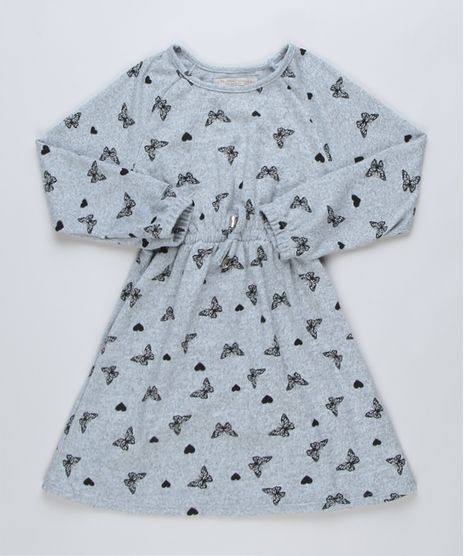 Vestido-Infantil-Borboletas-Manga-Longa-Cinza-9944540-Cinza_1