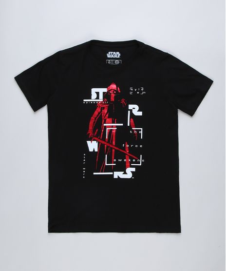 Camiseta-Juvenil-Star-Wars-Kylo-Ren-Manga-Curta-Preta-9944022-Preto_1