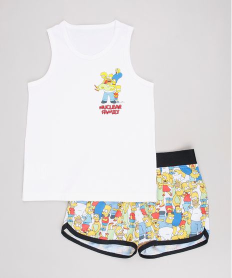 Pijama-Infantil-Tal-Pai-Tal-Filha-Os-Simpsons-Regata-Off-White-9634398-Off_White_1