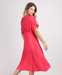Vestido-Feminino-Midi-Texturizado-Manga-Curta-Pink-9952013-Pink_2