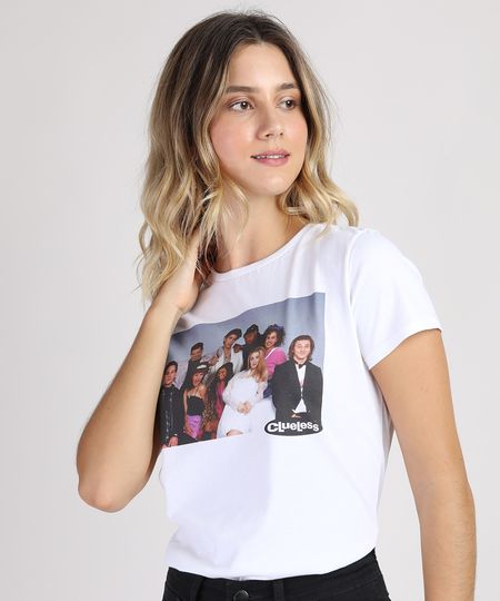 Blusa-Feminina-As-Patricinhas-de-Beverly-Hills-Manga-Curta-Decote-Redondo-Branca-9951770-Branco_1 Blusa-Feminina-As-Patricinhas-de-Beverly-Hills-Manga-Curta-Decote-Redondo-Branca-9951770-Branco_1