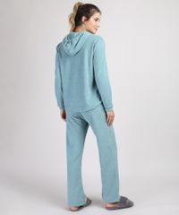 Pijama-Feminino-Atoalhado--Hey--com-Capuz-Manga-Longa-Verde-Agua-9951063-Verde_Agua_2