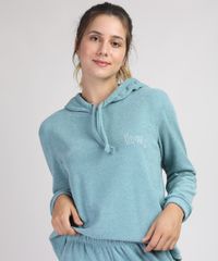 Pijama-Feminino-Atoalhado--Hey--com-Capuz-Manga-Longa-Verde-Agua-9951063-Verde_Agua_3