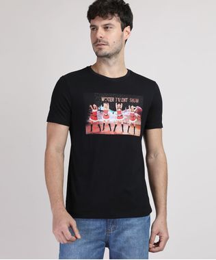 Camiseta-Masculina--Winter-Talent-Show--Meninas-Malvadas-Manga-Curta-Gola-Careca-Preta-9951725-Preto_1