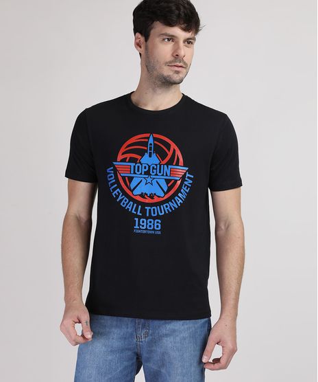 Camiseta-Masculina-Top-Gun-Manga-Curta-Gola-Careca-Preta-9952112-Preto_1