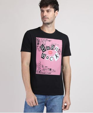 Camiseta-Masculina--Burn-Book--Meninas-Malvadas-Manga-Curta-Gola-Careca-Preta-9951726-Preto_1