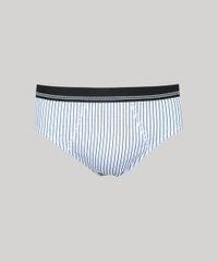 Kit-de-2-Cuecas-Masculino-Estampado-Setas--e-Listrado-Slip-de-Algodao-Branco-9953288-Branco_2