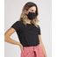 Kit-de-Blusa-Feminina-Estampada-Floral-Manga-Curta-Decote-Redondo---Mascara-de-Protecao-Individual-Preta-9950786-Preto_1