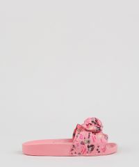 Chinelo-Slide-Infantil-Molekinha-Estampado-de-Cachorrinho-com-Laco-Rosa-9952664-Rosa_5