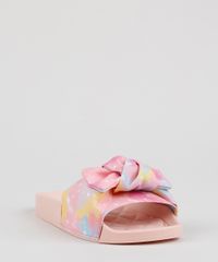 Chinelo-Slide-Infantil-Molekinha-Estampado-de-Estrelas-com-Laco-Rosa-9952662-Rosa_3