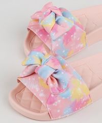 Chinelo-Slide-Infantil-Molekinha-Estampado-de-Estrelas-com-Laco-Rosa-9952662-Rosa_6