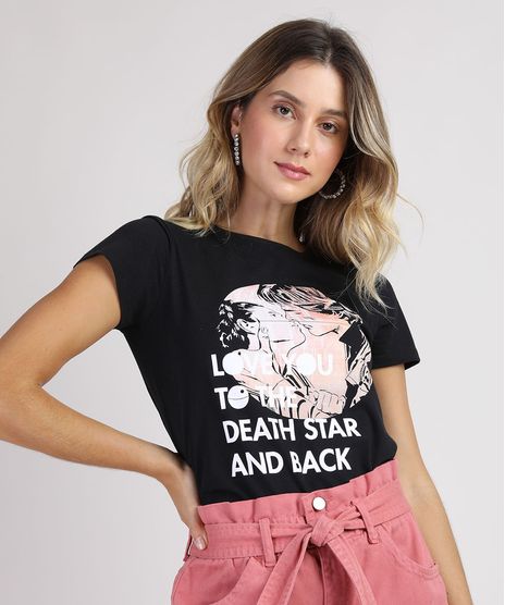 Blusa-Feminina-Casal-Star-Wars-Manga-Curta-Decote-Redondo-Preta-9947953-Preto_1