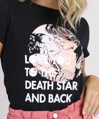 Blusa-Feminina-Casal-Star-Wars-Manga-Curta-Decote-Redondo-Preta-9947953-Preto_4