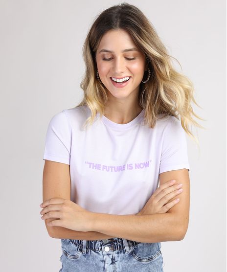 Blusa-Feminina--The-Future-is-Now--Manga-Curta-Decote-Redondo-Lilas-9946019-Lilas_1