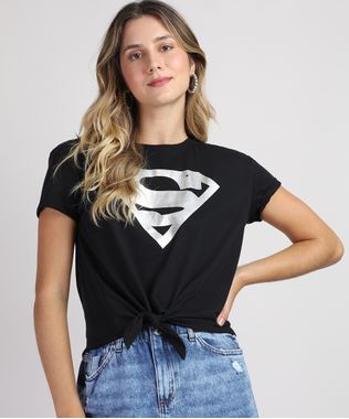 Blusa-Feminina-Super-Homem-Metalizada-com-No-Manga-Curta-Decote-Redondo-Preta-9949163-Preto_1