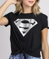 Blusa-Feminina-Super-Homem-Metalizada-com-No-Manga-Curta-Decote-Redondo-Preta-9949163-Preto_4