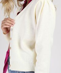Cardigan-de-Trico-Feminino-Decote-V-Amarelo-Claro-9945792-Amarelo_Claro_4