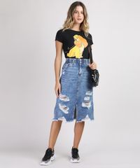 Blusa-Feminina-Casal-Lady-A-Dama-e-o-Vagabundo-Manga-Curta-Decote-Redondo-Preta-9950559-Preto_3