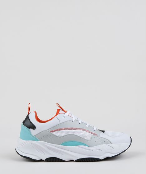 tenis branco masculino c&a